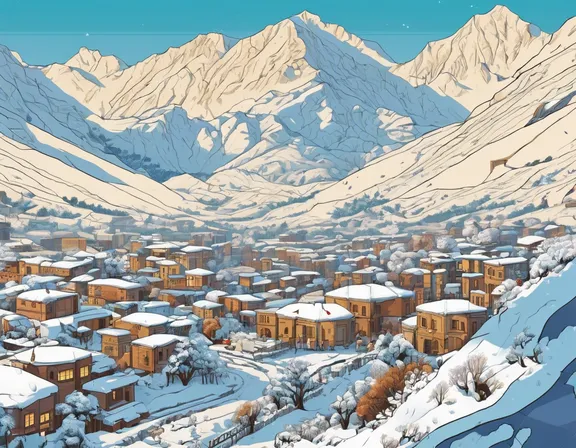 Afghanistan in the winter image