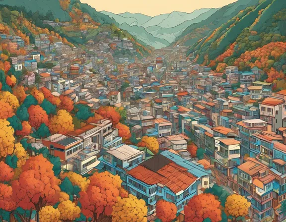 Āīzawl in the fall image