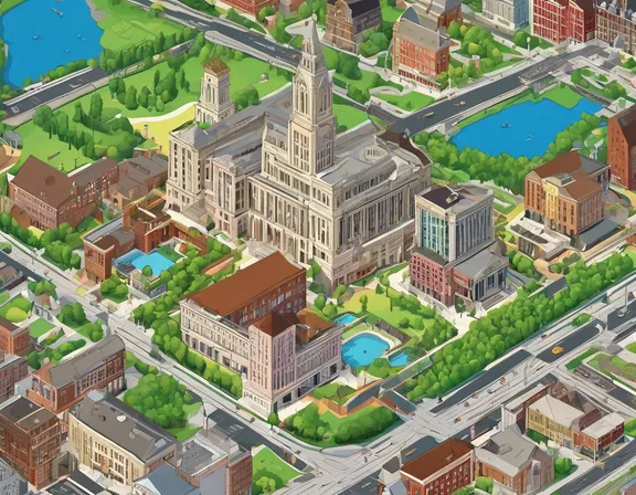 Albany in the spring image