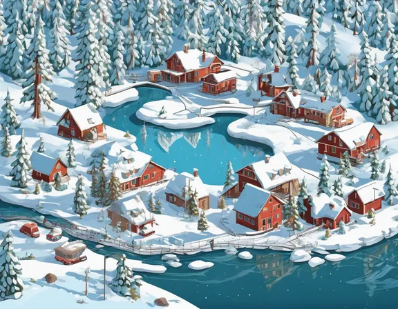 Alberta in the winter image