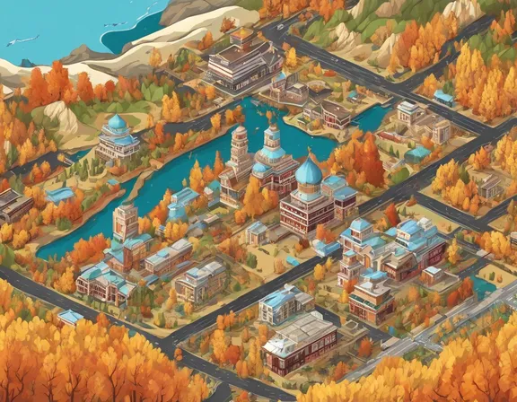 Altay in the fall image