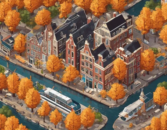 Amsterdam in the fall image