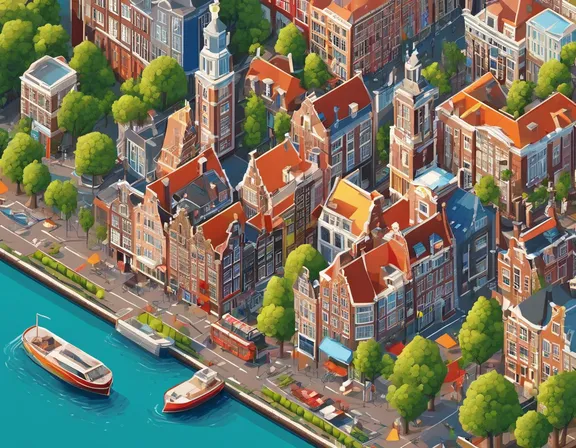 Amsterdam in the summer image