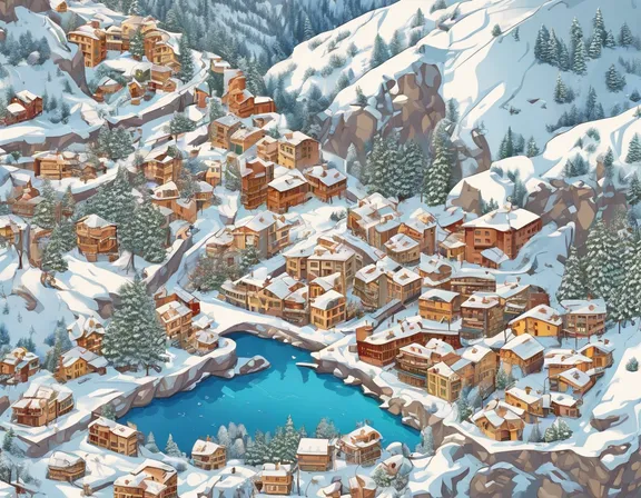 Andorra in the winter image