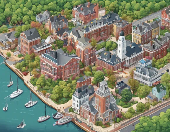 Annapolis in the spring image