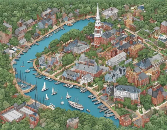 Annapolis in the summer image