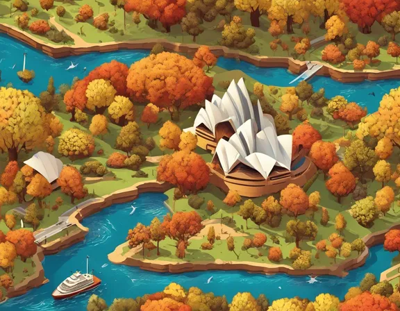 Australia in the fall image