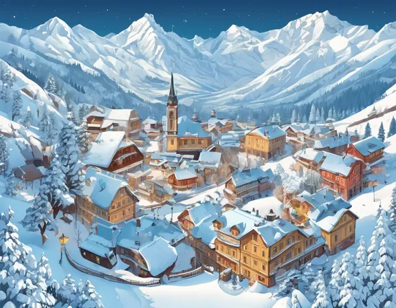 Austria in the winter image