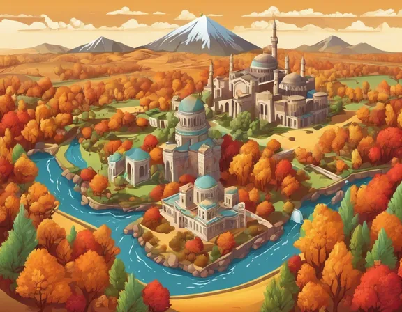 Azerbaijan in the fall image