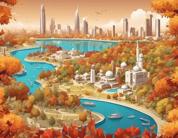 Bahrain in the fall image