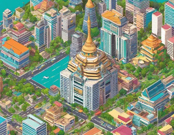 Bangkok in the summer image