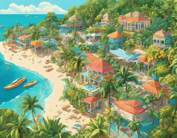 Barbados in the summer image