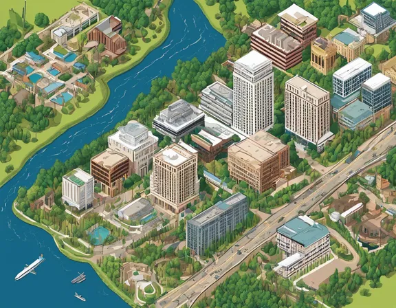 Baton Rouge in the spring image