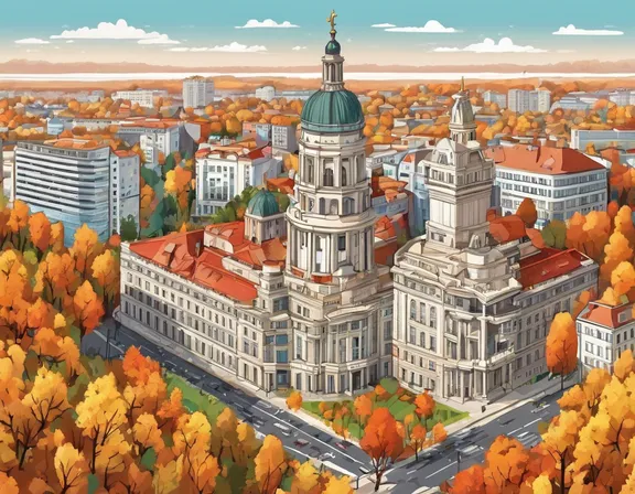 Belgrade in the fall image