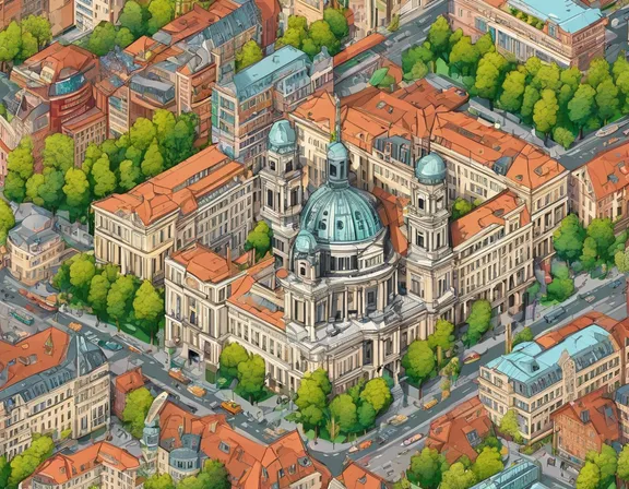 Berlin in the spring image