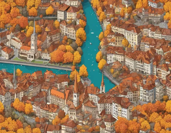 Bern in the fall image