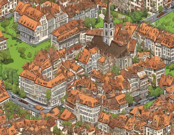 Bern in the spring image