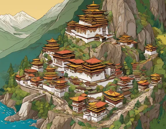 Bhutan in the summer image