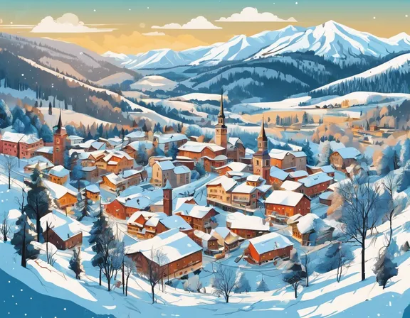 Bosnia and Herzegovina in the winter image