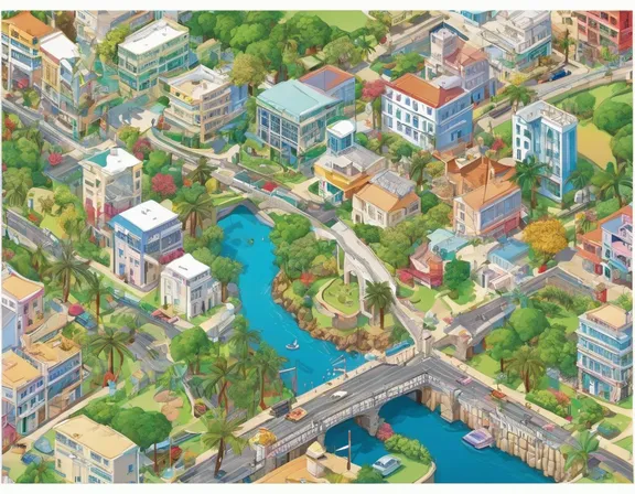 Bridgetown in the spring image