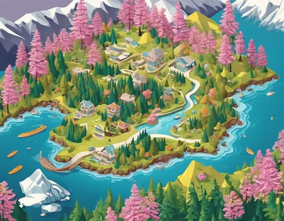 British Columbia in the spring image