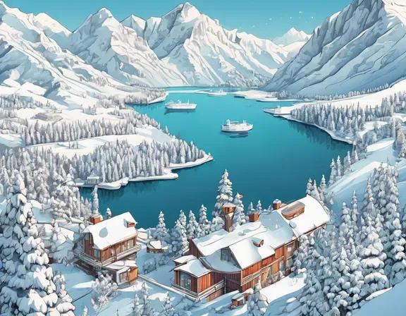 British Columbia in the winter image