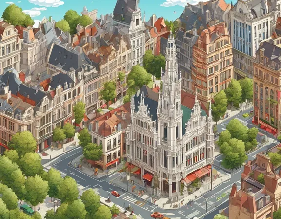 Brussels in the summer image