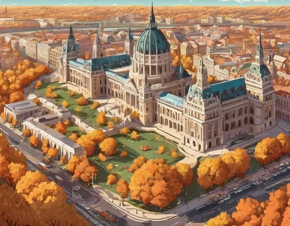 Budapest in the fall image