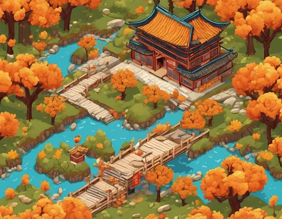 China in the fall image