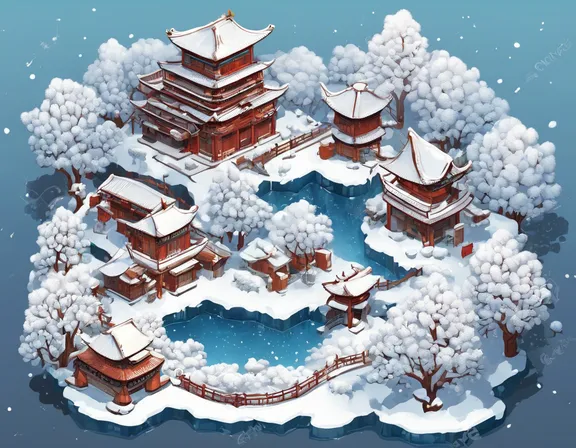 China in the winter image