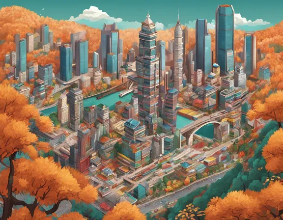 Chongqing in the fall image