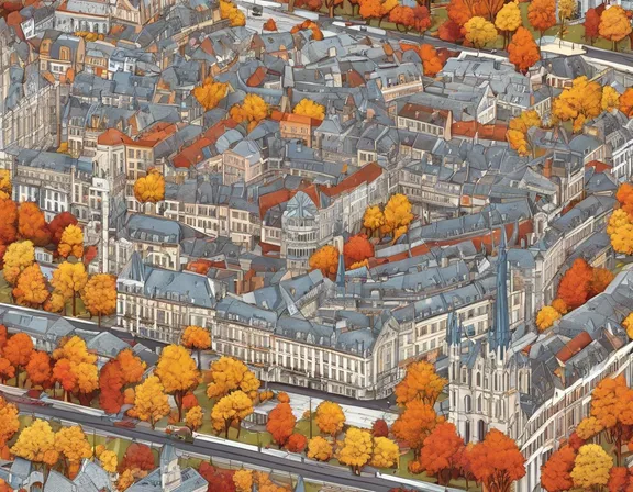 Clermont-Ferrand in the fall image