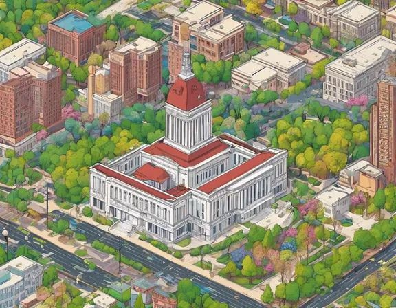 Columbia SC in the spring image