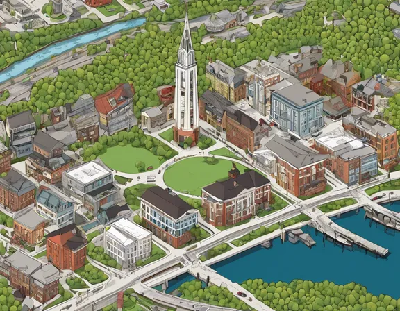 Concord NH in the spring image