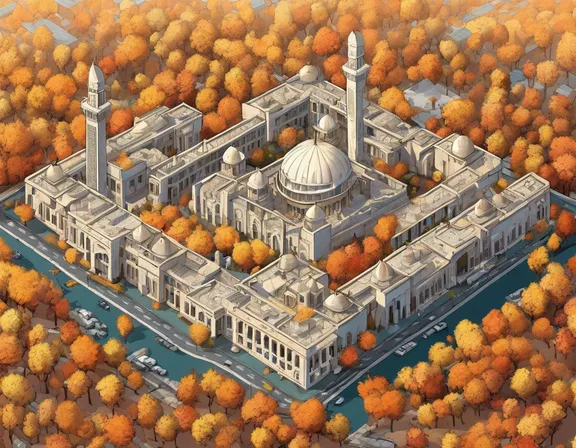 Damascus in the fall image