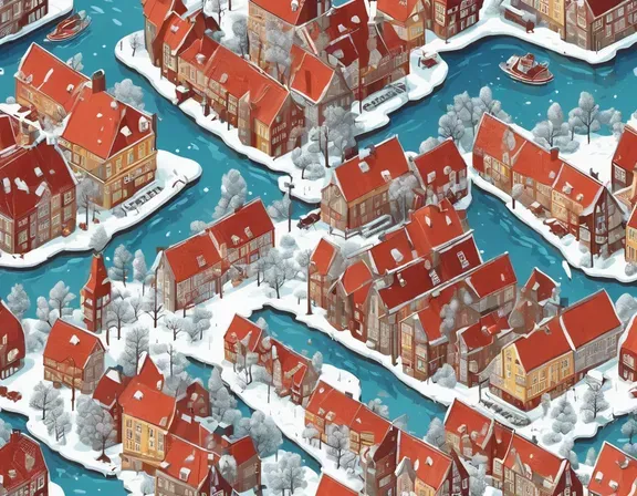 Denmark in the winter image