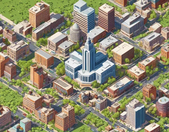 Denver in the spring image