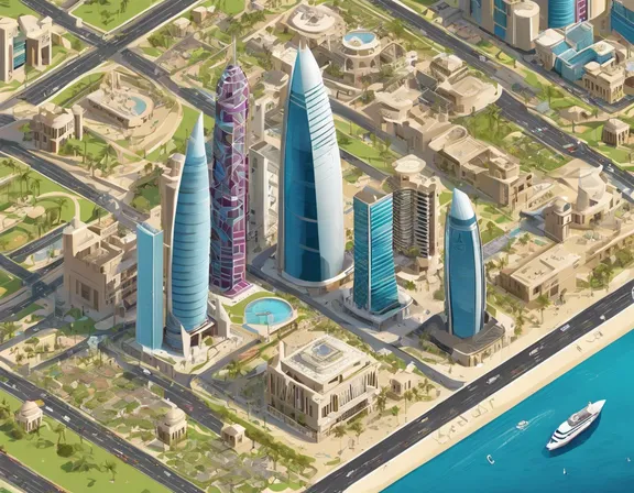 Doha in the summer image