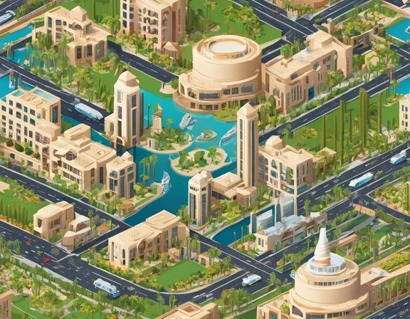Dubai in the spring image