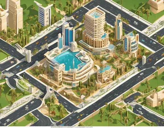 Dubai in the summer image