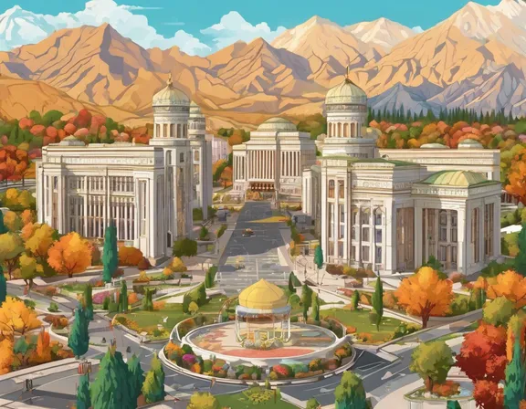 Dushanbe in the fall image