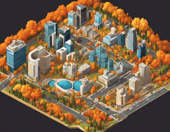 Edmonton in the fall image