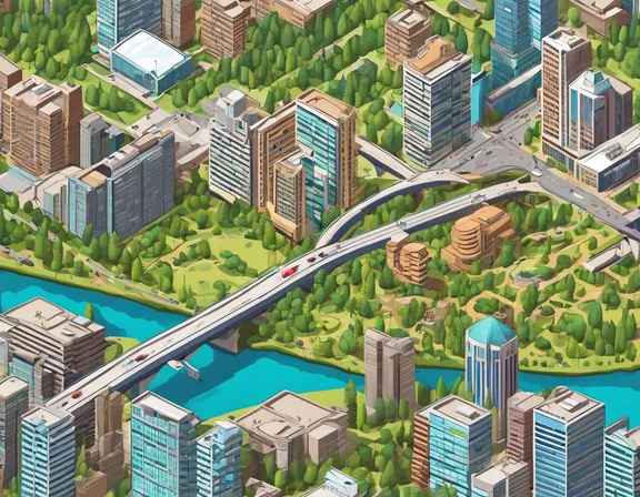 Edmonton in the spring image