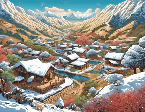 Eswatini in the winter image