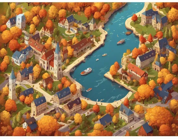 Europe in the fall image