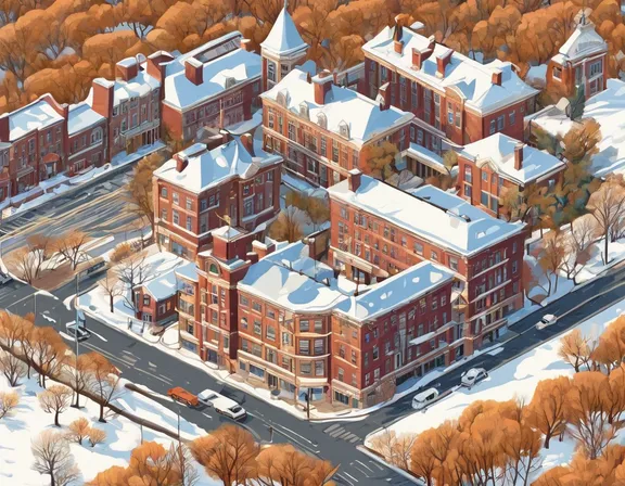 Fredericton in the winter image