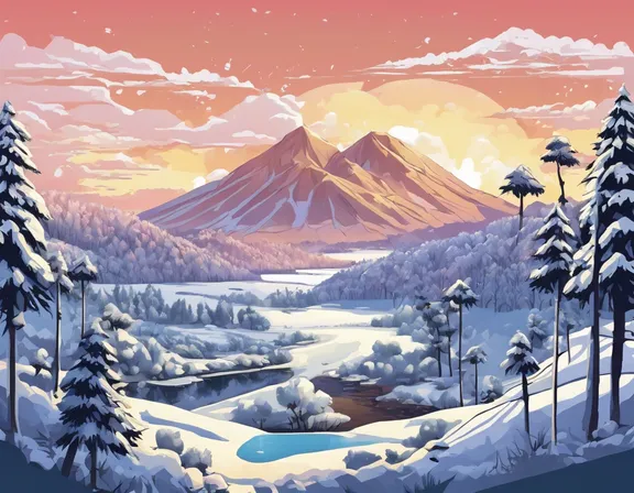 Gabon in the winter image