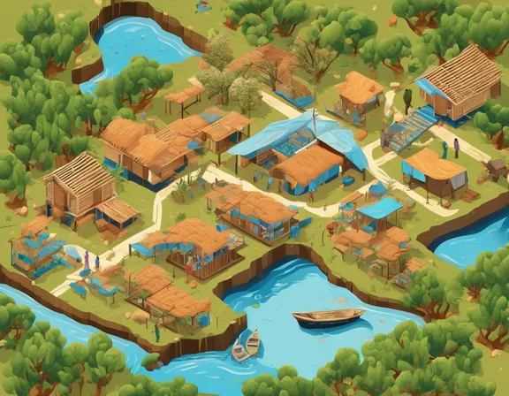 Gambia in the winter image