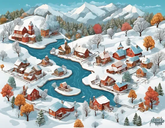 Georgia (country) in the winter image