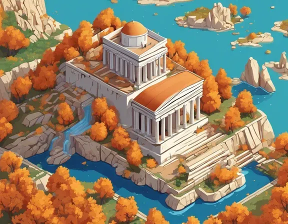 Greece in the fall image